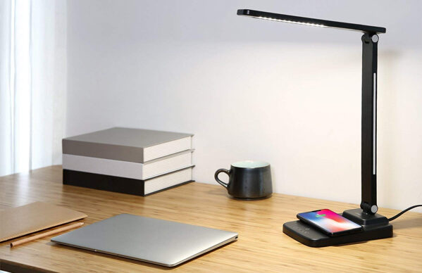 Lampada LED con Wireless charger