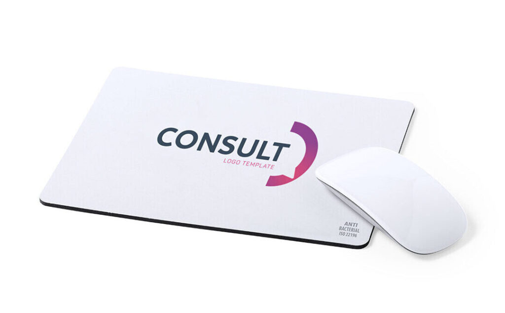 Mousepad antibatterico con logo