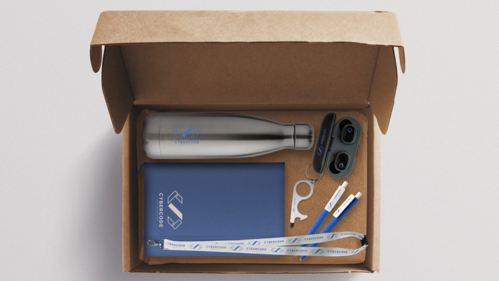 Welcome kit con gadget personalizzabili