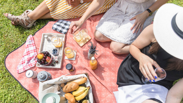 Telo picnic personalizzabile con logo