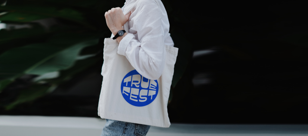 shopper personalizzabile con logo per fiere ed eventi