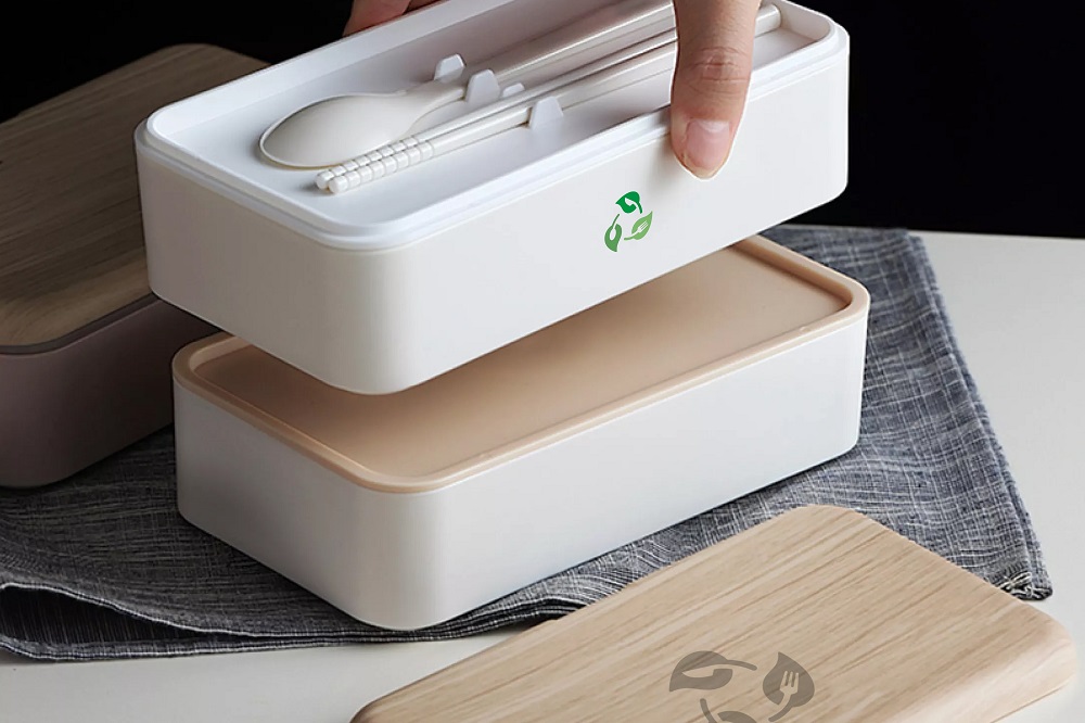 Porta pranzo eco-friendly personalizzabile con logo